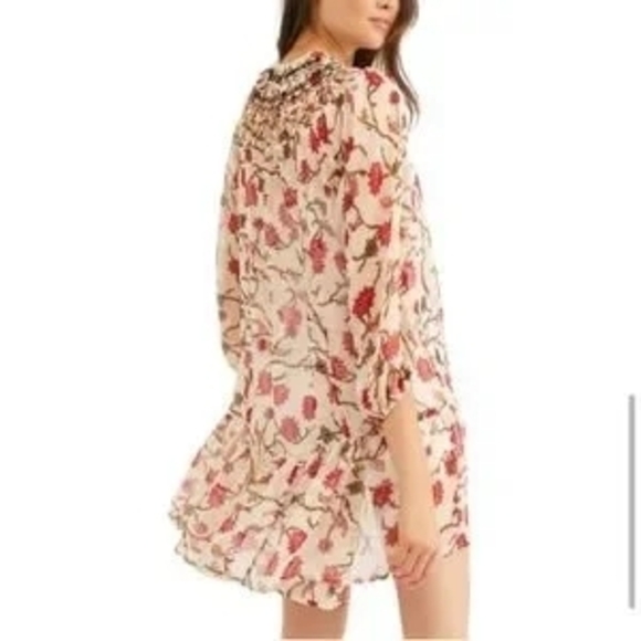 FREE PEOPLE Floral Print Boho Tunic Dress - Picture 2 of 7